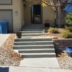 Residential Concrete concrete front stairs