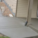 Residential Concrete prjoect lower level sidewalk