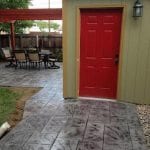 Residential stampped Concrete patio