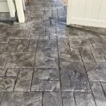 Residential stampped Concrete patio pattern
