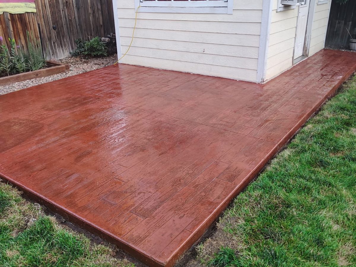Stamped Patio
