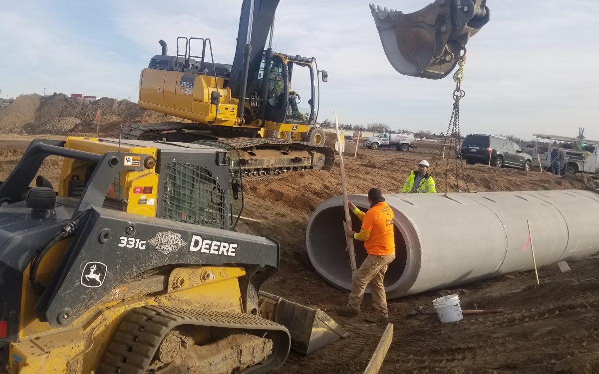 Storm Pipe Installation