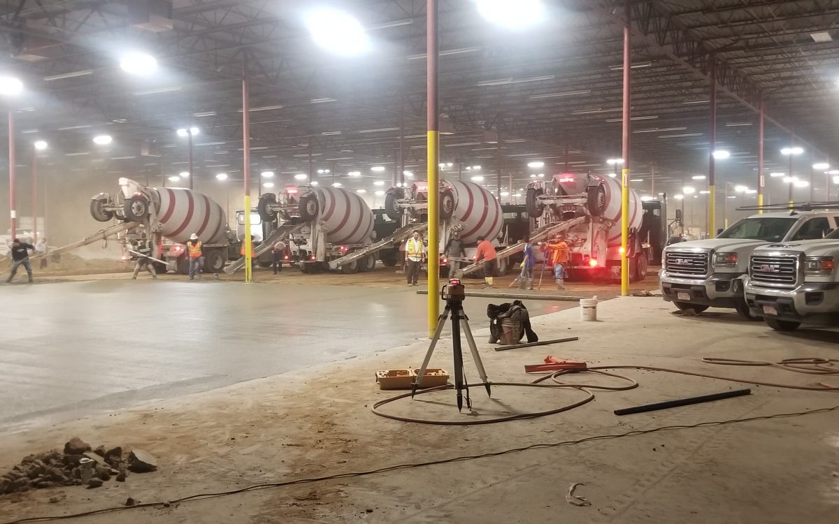 Warehouse Slab Pour