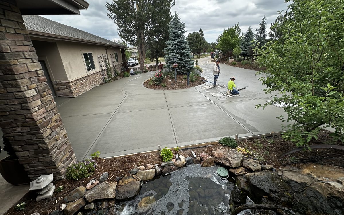 Driveway Pour