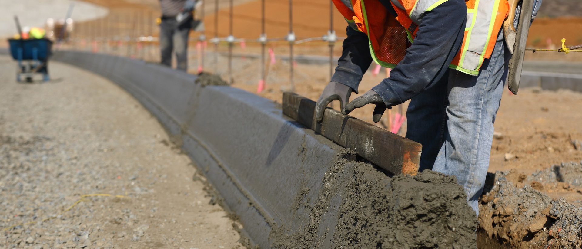 Colored concrete finishes for residential surfaces